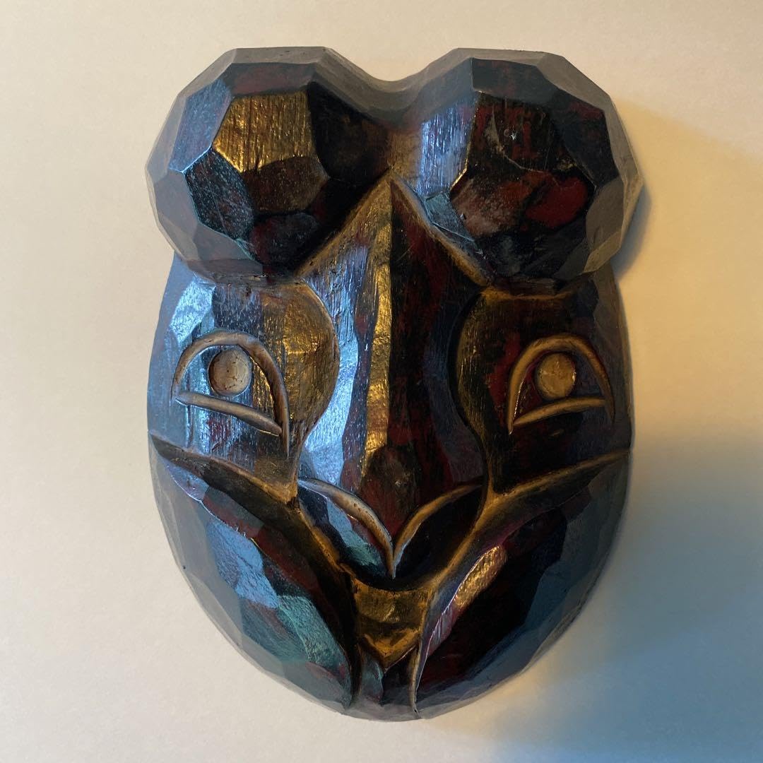 Amazon.co.jp: 宮田嵐村 道神面 民藝 岡本太郎 : おもちゃ